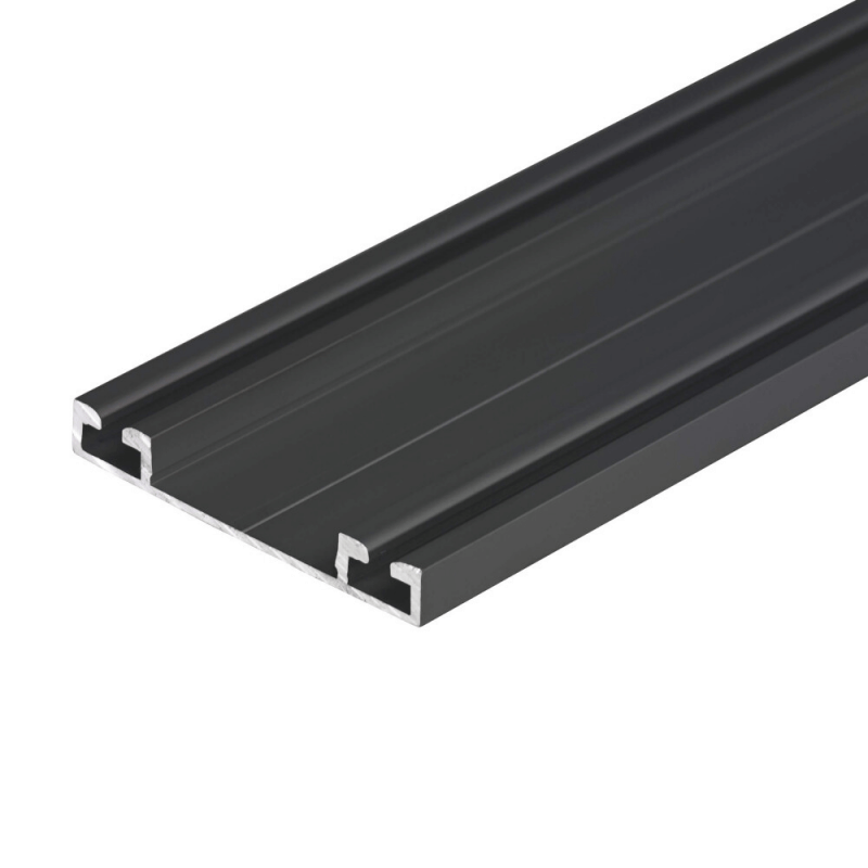 Spodná koľajnica - Čierna matná